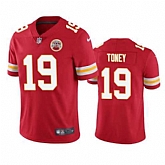 Men & Women & Youth Kansas City Chiefs #19 Kadarius Toney Red Vapor Untouchable Limited Stitched Football Jersey,baseball caps,new era cap wholesale,wholesale hats